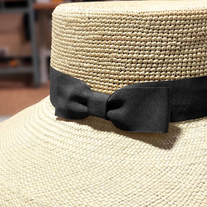 Elegancia Tropical Genuine Panama Hats - Wholesale Straw Hat - Women's - Manabi Summer Bucket Hat- Mixed Crochet Style Panama Hat2