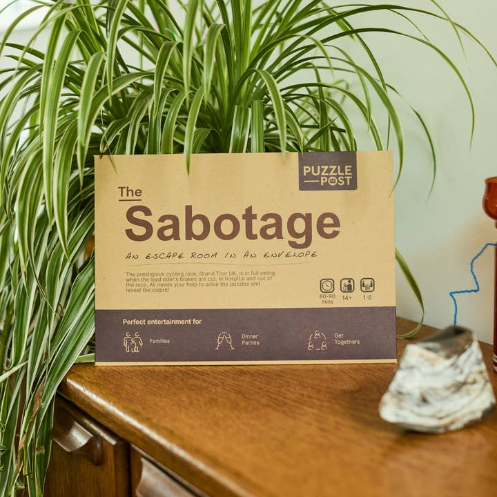 Puzzle Post Games - Wholesale Board Game - Escape Room | Puzzle Game | Board game | The Sabotage