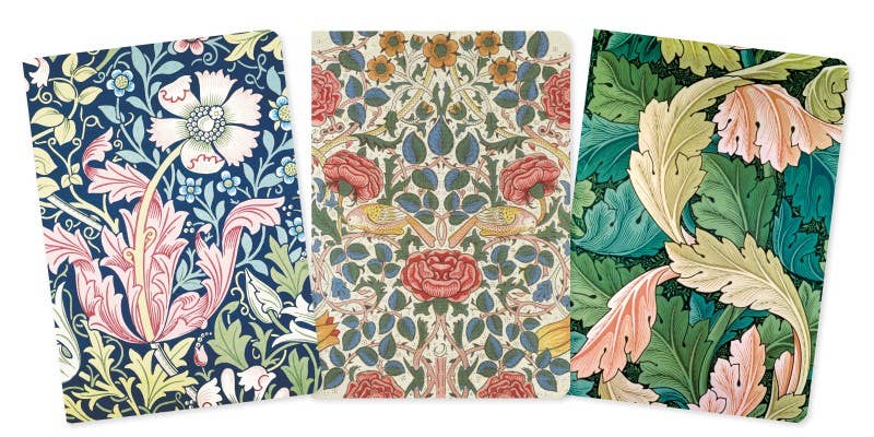 Texas Bookman - Wholesale Notebook - William Morris Set of 3 Standard Notebooks1