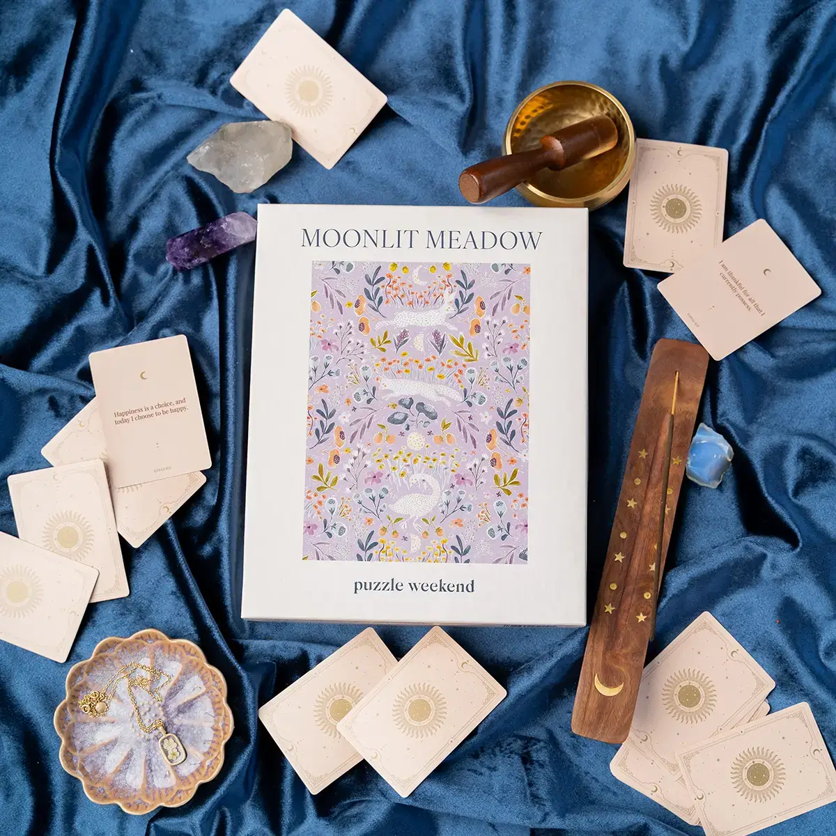 Puzzle Weekend – wholesale Puzzle – Adult – Moonlit Meadow 1000 Piece Jigsaw Puzzle3