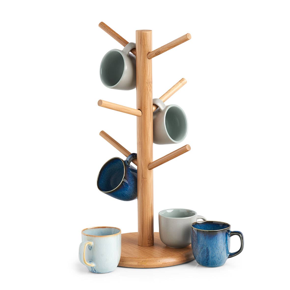 Zeller Present - Wholesale Kitchen Storage/Organizer - Mug stand, bamboo2