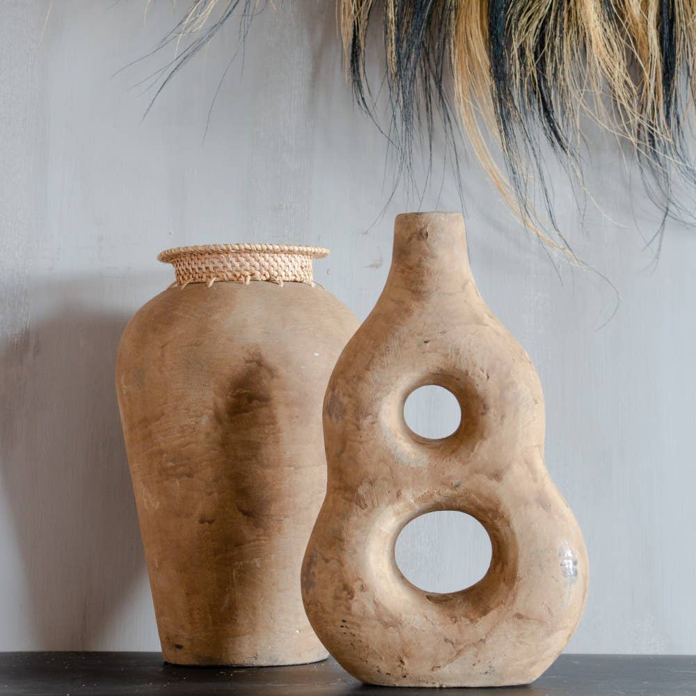 EARTHWARE - Vente Vases - Long vase Tosca en terre cuite2