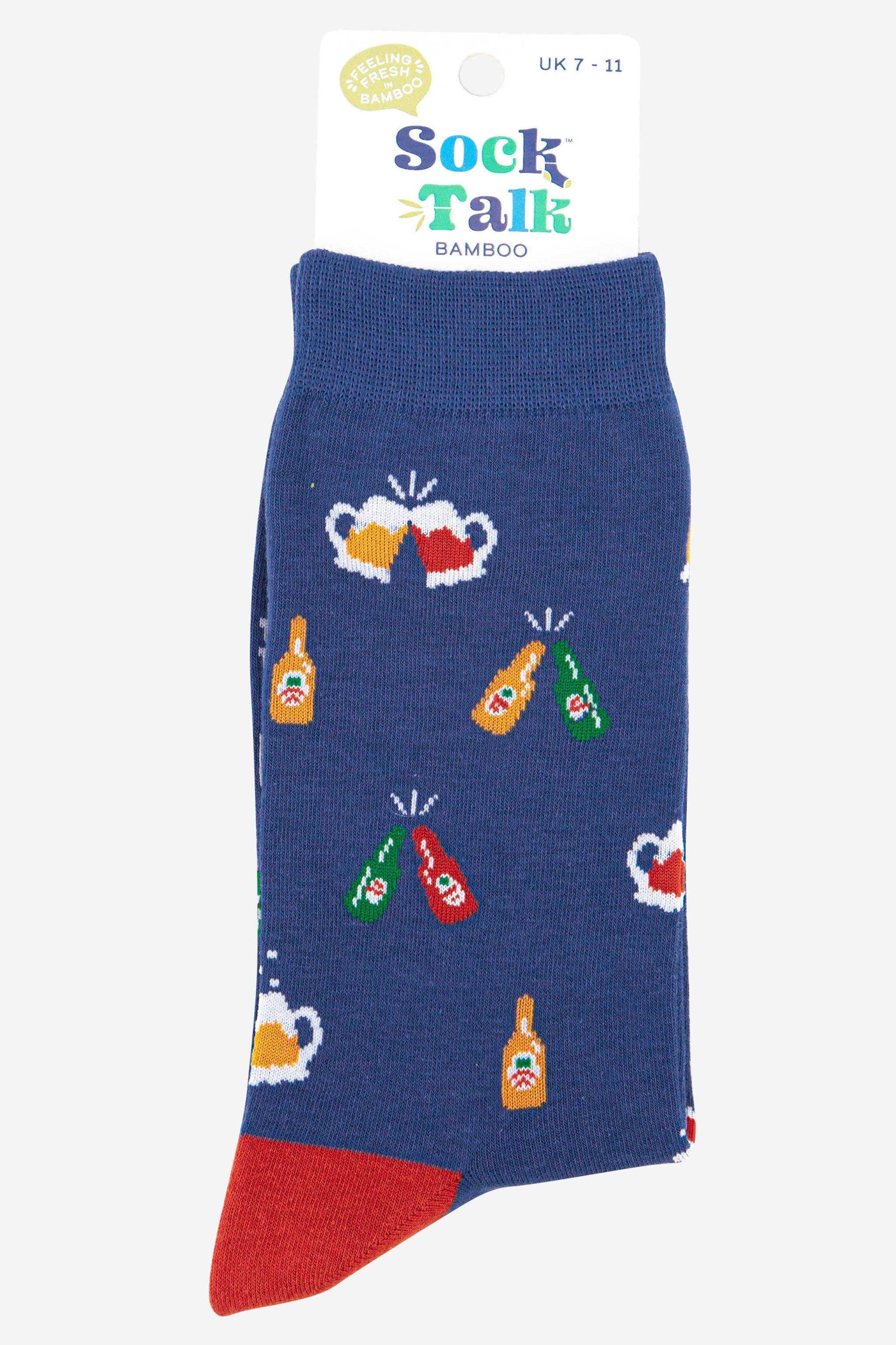 Sock Talk – wholesale Socks – Men's – Men's Beers and Cheers Celebration Bamboo Socks3