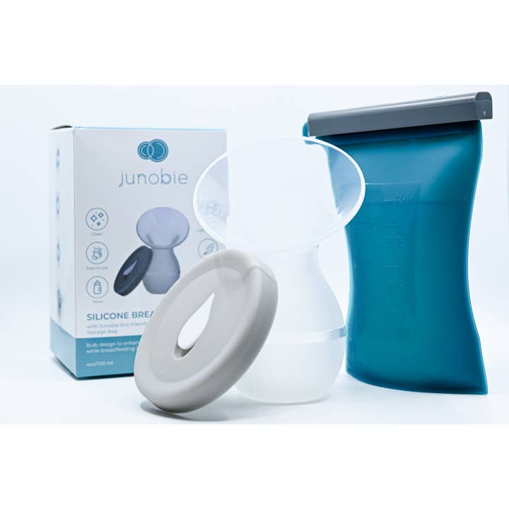 Junobie - Wholesale Feeding Set - Baby - Junobie Bag + Silicone Milk Breast Pump Bundle