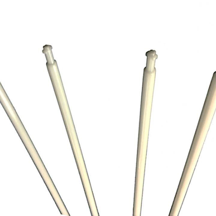 Twist Lock 12in. White Balloon Stick for wholesale by Control Balloon Products