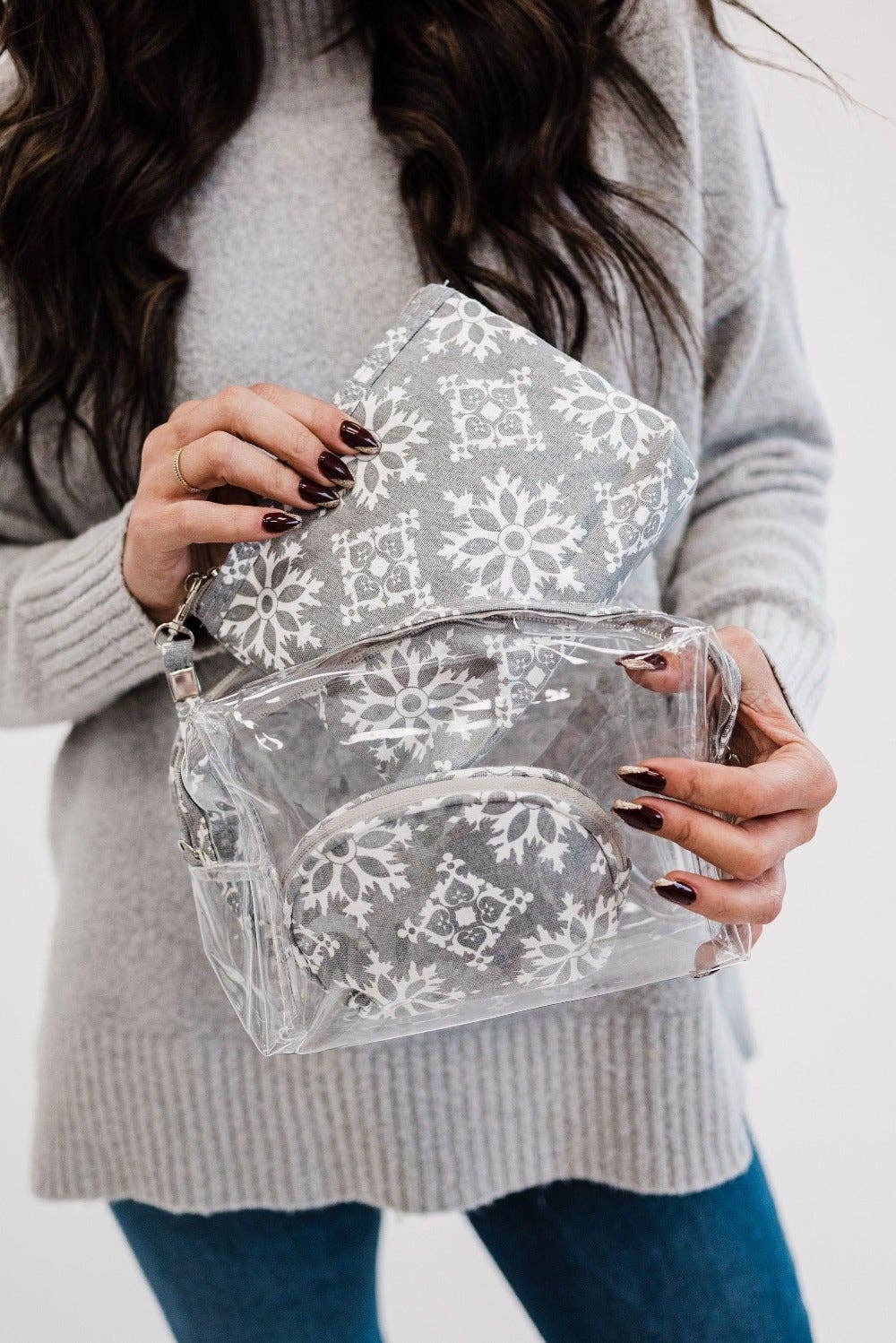 modern and chic - Vente Trousses de maquillage/cosmétique - Ensemble de 3 sacs à cosmétiques Geneva