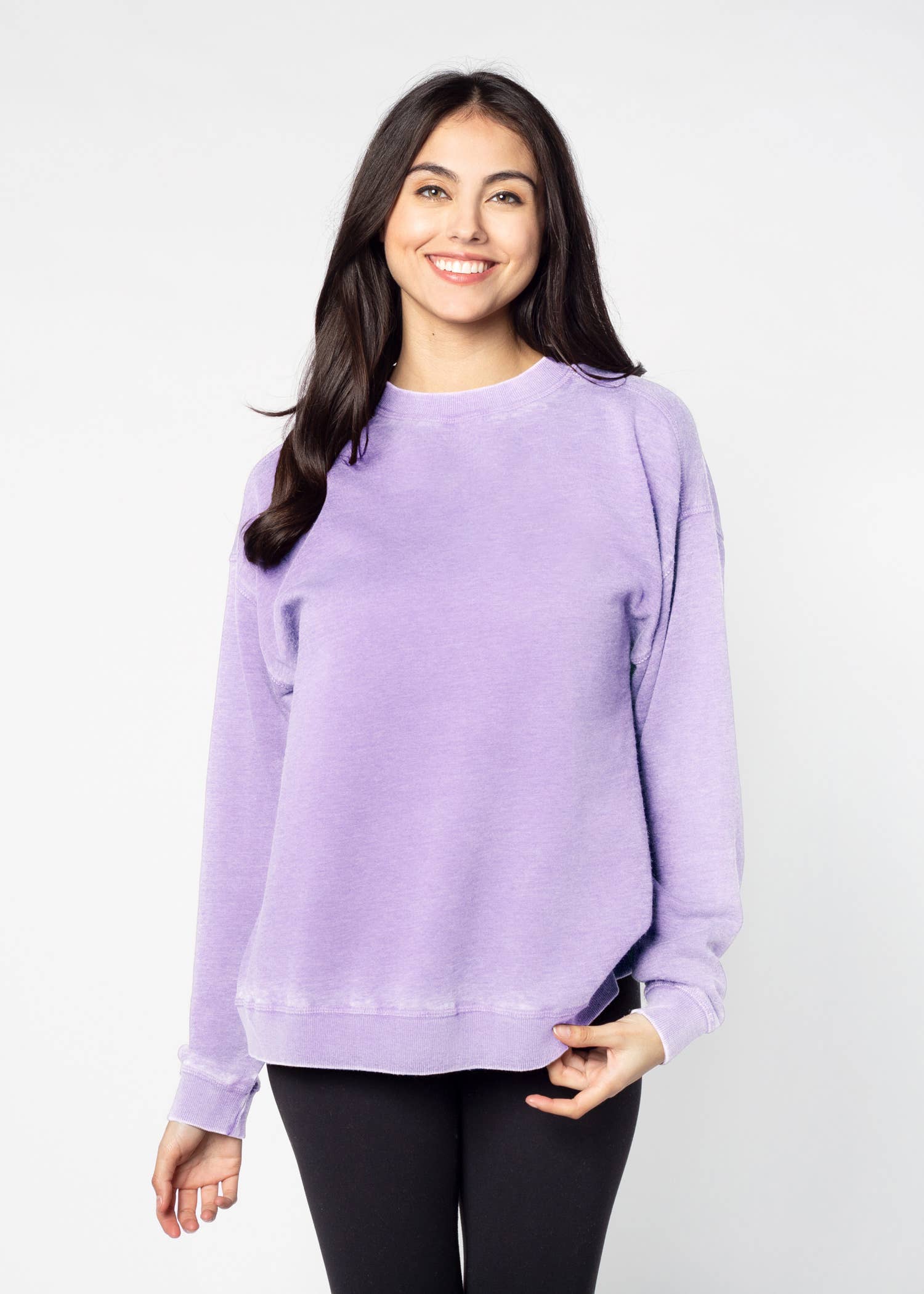 chicka-d - Wholesale Sweatshirt - Dames - Burnout Crewneck Pullover in alle kleuren7