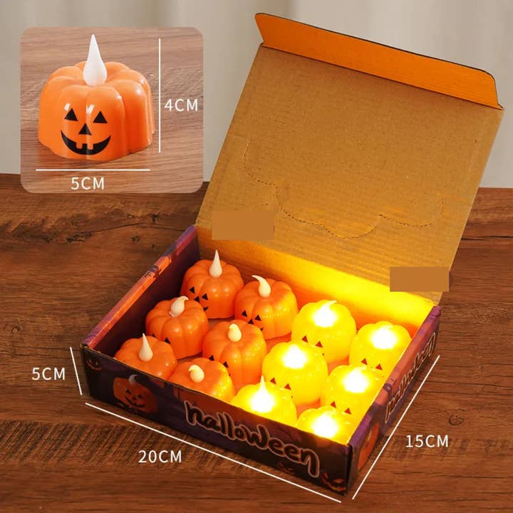 Buddha Ayurveda - Wholesale Flameless Candle - Halloween LED Pumpkin Lights– Battery Operated Holiday Decor2