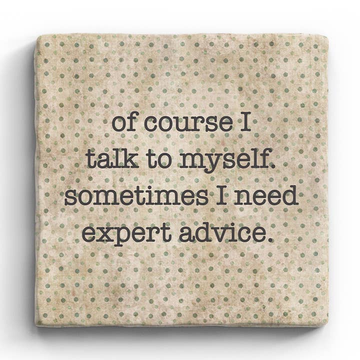 Expert Advice - Marble Coaster for wholesale by Paisley & Parsley