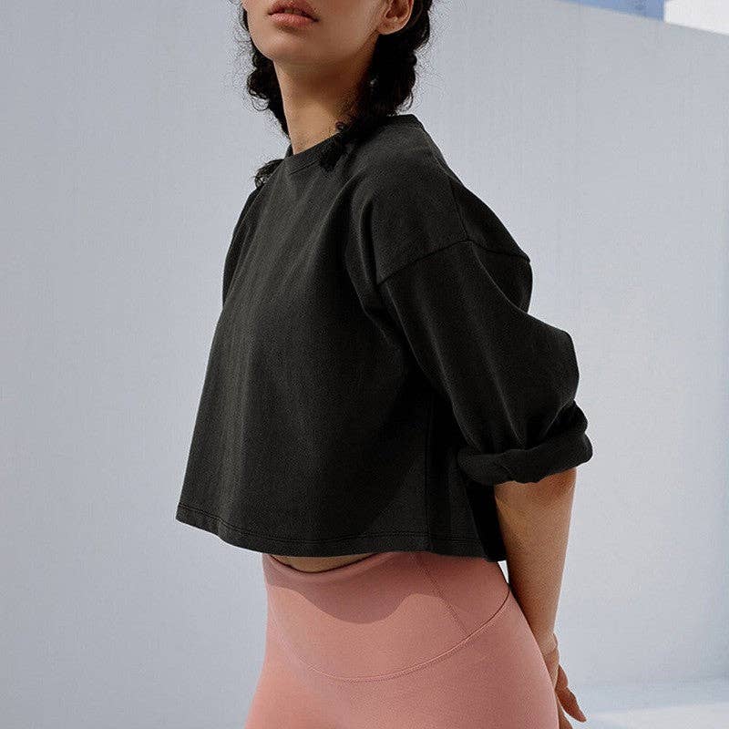 Sheer Trend - Wholesale Athletic Top - Women's - Cotton Round Neck Short Sleeve Women's Sports T-Shirt6