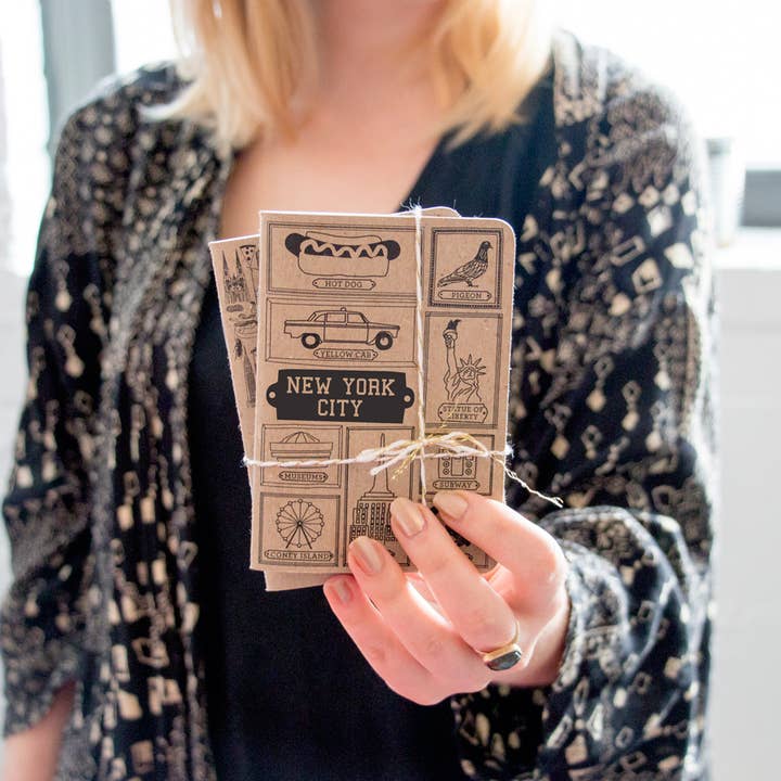 Maptote – Großhandel Notizbücher – New York City Taschenheft mit 32 linierten Seiten3