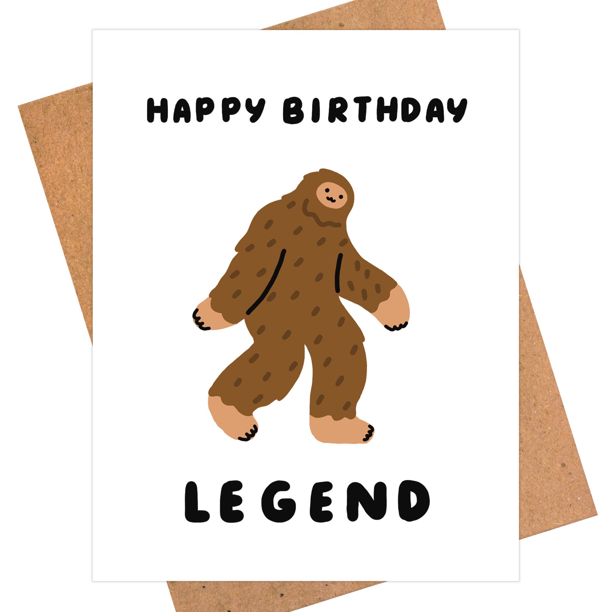 iej studio - Wholesale Birthday Card - Big Foot Legend Birthday Card
