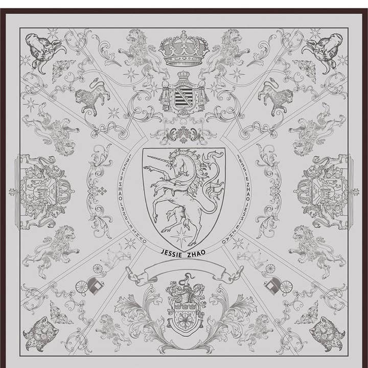 Wool Scarf of the King for wholesale by Jessie Zhao New York