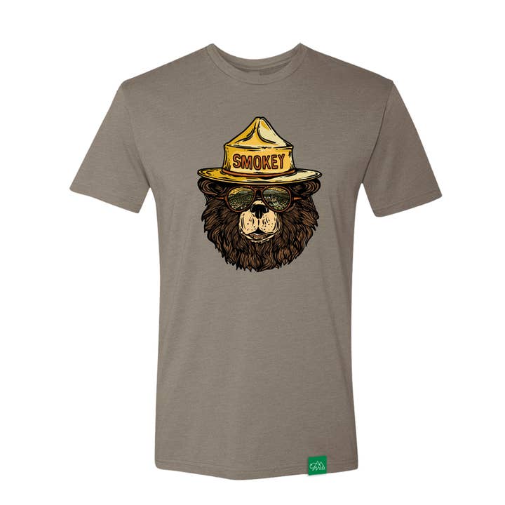 Smokey Groovy Bear T-Shirt for wholesale by Wild Tribute