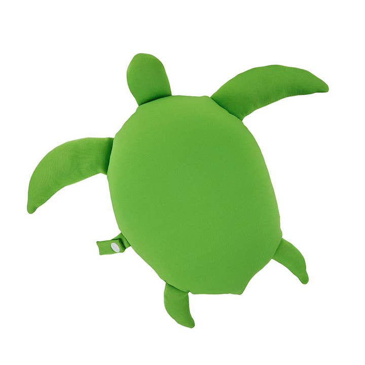 Summer Turtle beach cushion green polyester for wholesale by Balvi