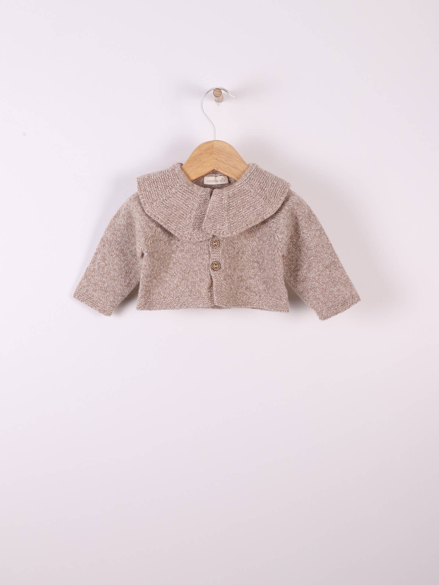 Wedoble: sustainable children's fashion - Wholesale Jacket - Baby - Cardigan knitted in merino wool | LITTLE TEDDY BEAR1