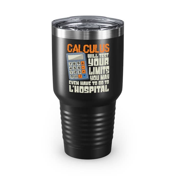 30oz Tumbler Stainless Steel Colors Math Teacher Accountant Accounting Gift Fun Crunching Numbers Will Test Your Limits Men Women for wholesale by Teegarb LLC