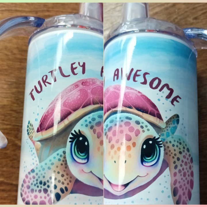 Tazza Turtley Awesome Tumbler/Sippy per la vendita all'ingrosso da parte di Hello Sunshine Boutique