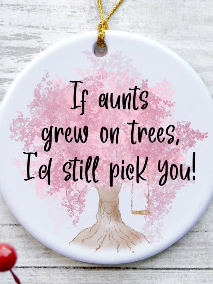 Adorno de tía, regalos de Navidad de tía, adornos de árbol de tía para venta al por mayor de It's So Perfect