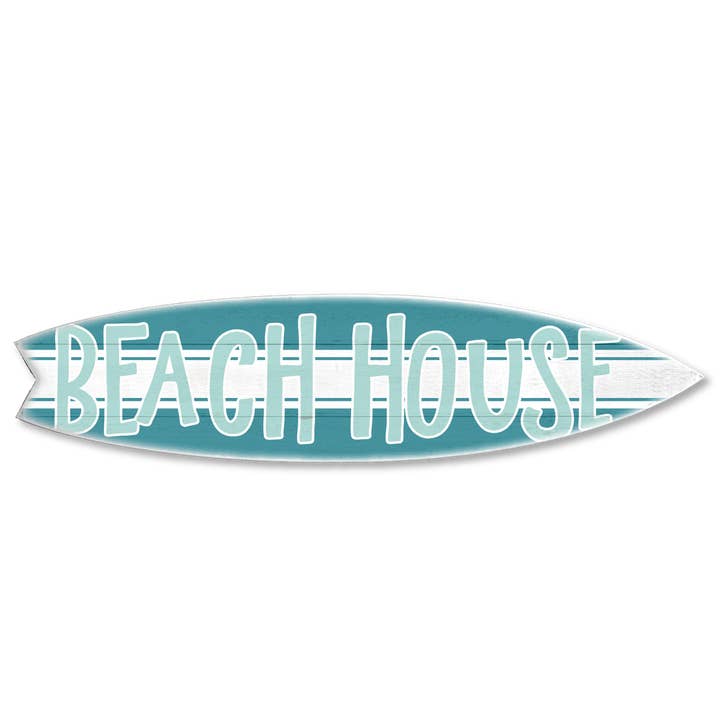 SURF BOARD WALL ACCENT BEACH HOUSE (DARK TEAL) for wholesale by Jarmz Designs