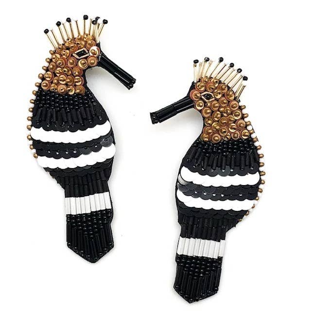 Fall Bird Earrings for wholesale by Allie Beads