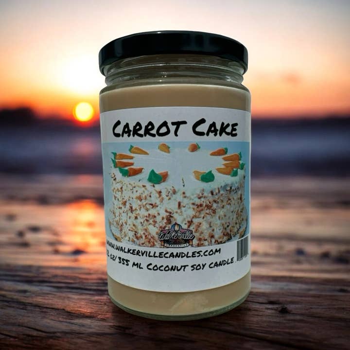 Vela de Soja de Coco Ecológica de 12 oz con Aroma a Pastel de Zanahoria para venta al por mayor de Walkerville Candles
