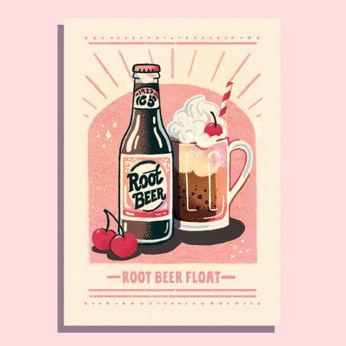 Eve Anderson Draws - Wholesale Art Print - Root beer Print - A52