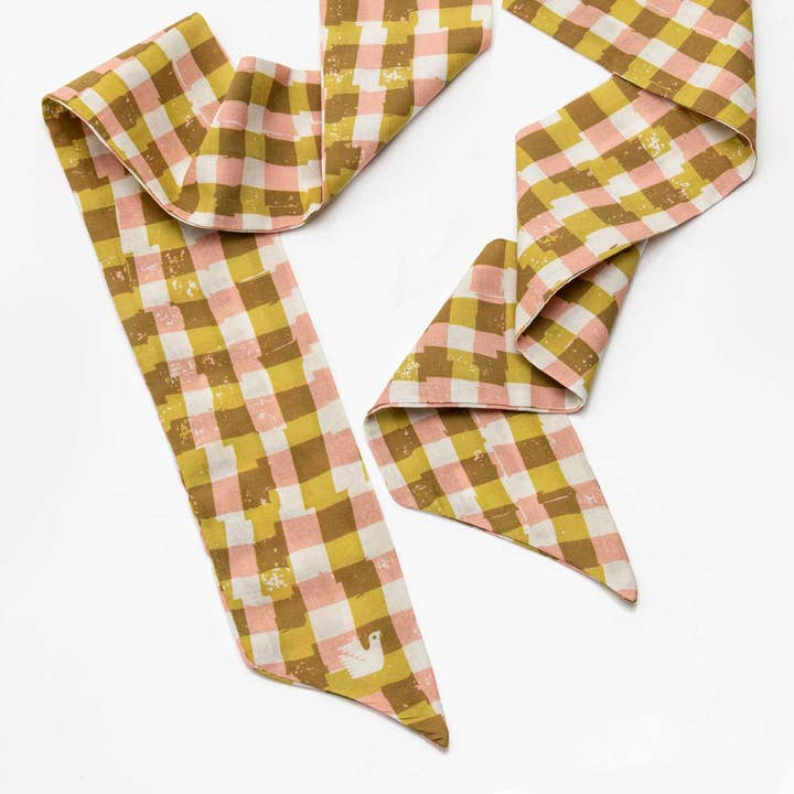 Skinny laMinx - Wholesale Scarf - Women's - Twilly Scarf - Sunday in Chartreuse3