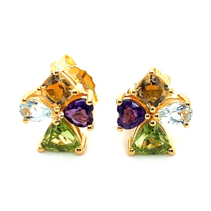 925 Sterling Zilveren Multicolor Edelsteen Sieraden voor wholesale door Blue Star Gems NY