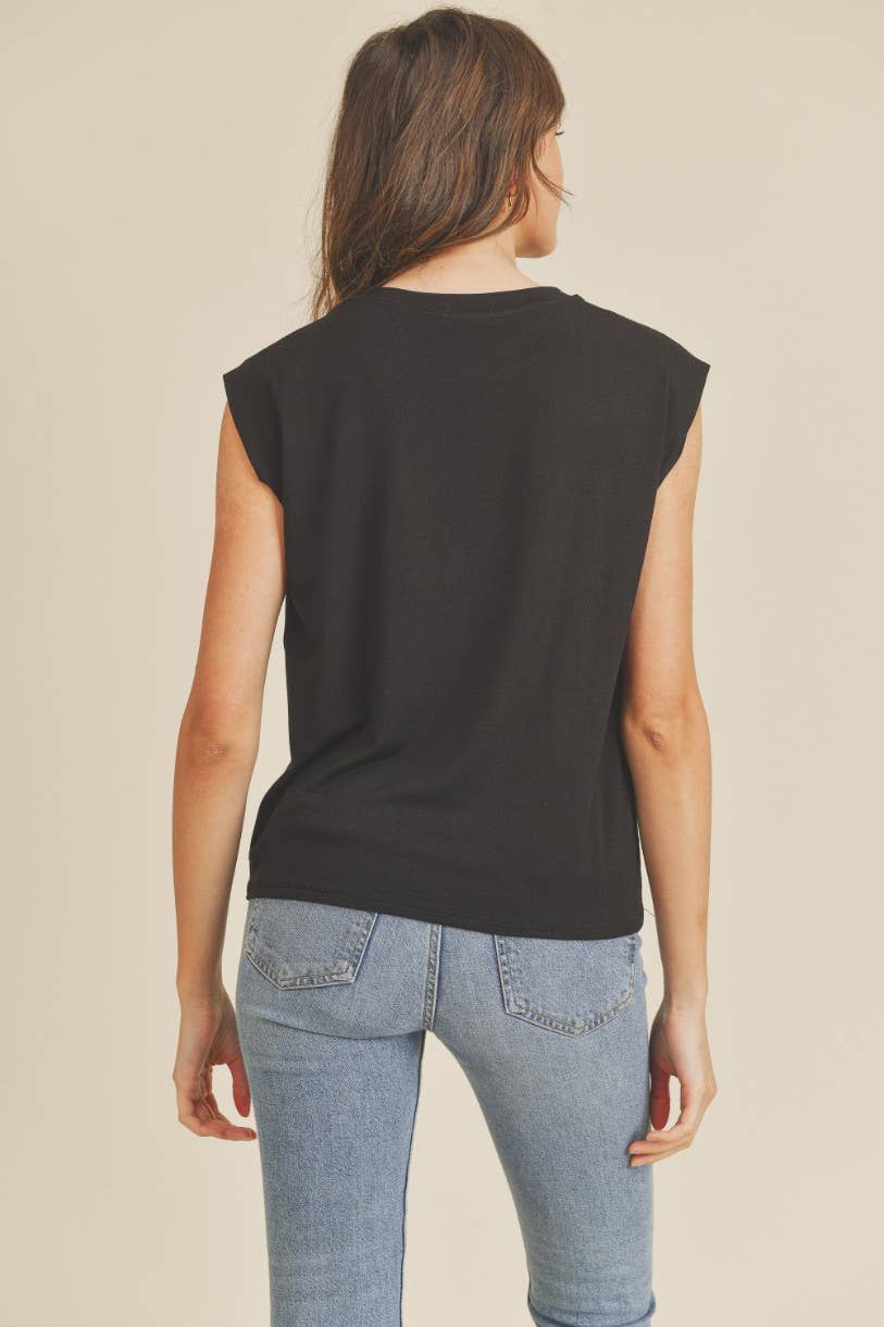 If She Loves - Wholesale T-Shirt - Women's - IST1212 Blossom Basic Muscle Tee Red3