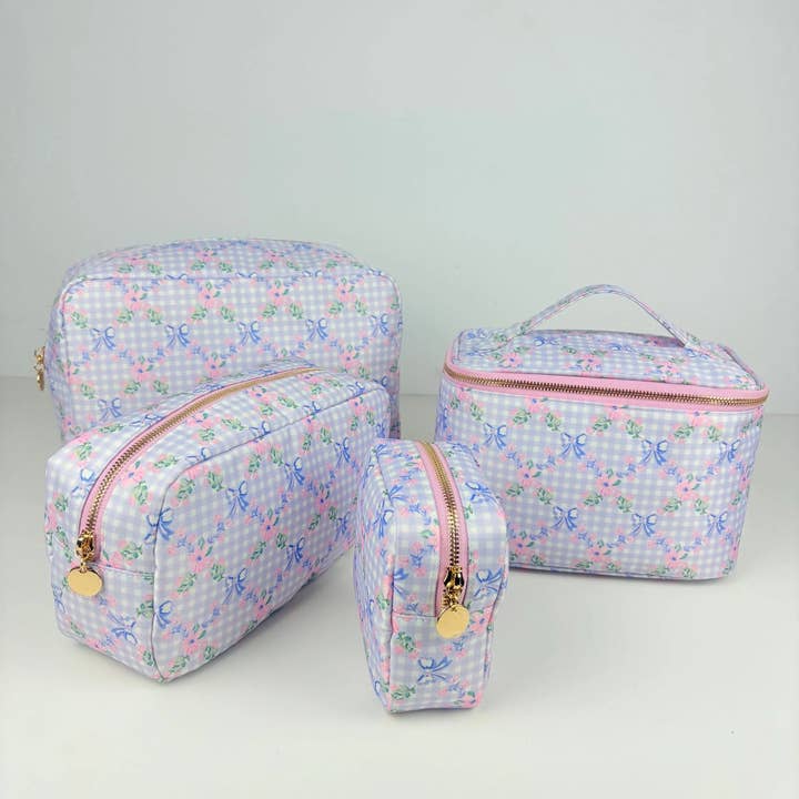 Beauty Stash - Wholesale Makeup/Cosmetic Bag - Lavender Valley Nylon Collection