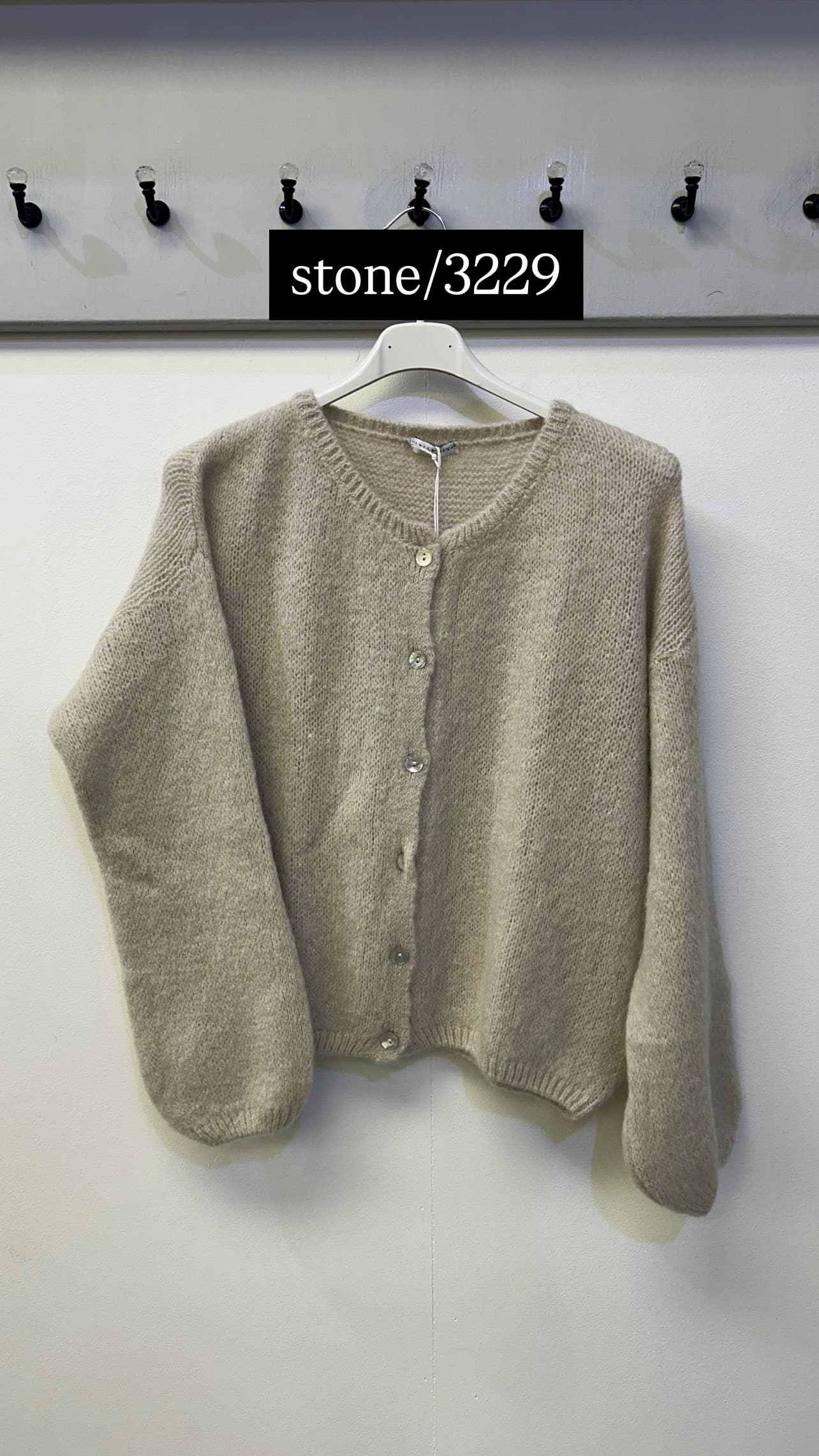 Terminal 1 Clothing – wholesale Kofta - Dam – Cardigan i mohairblandning med knappar fram10