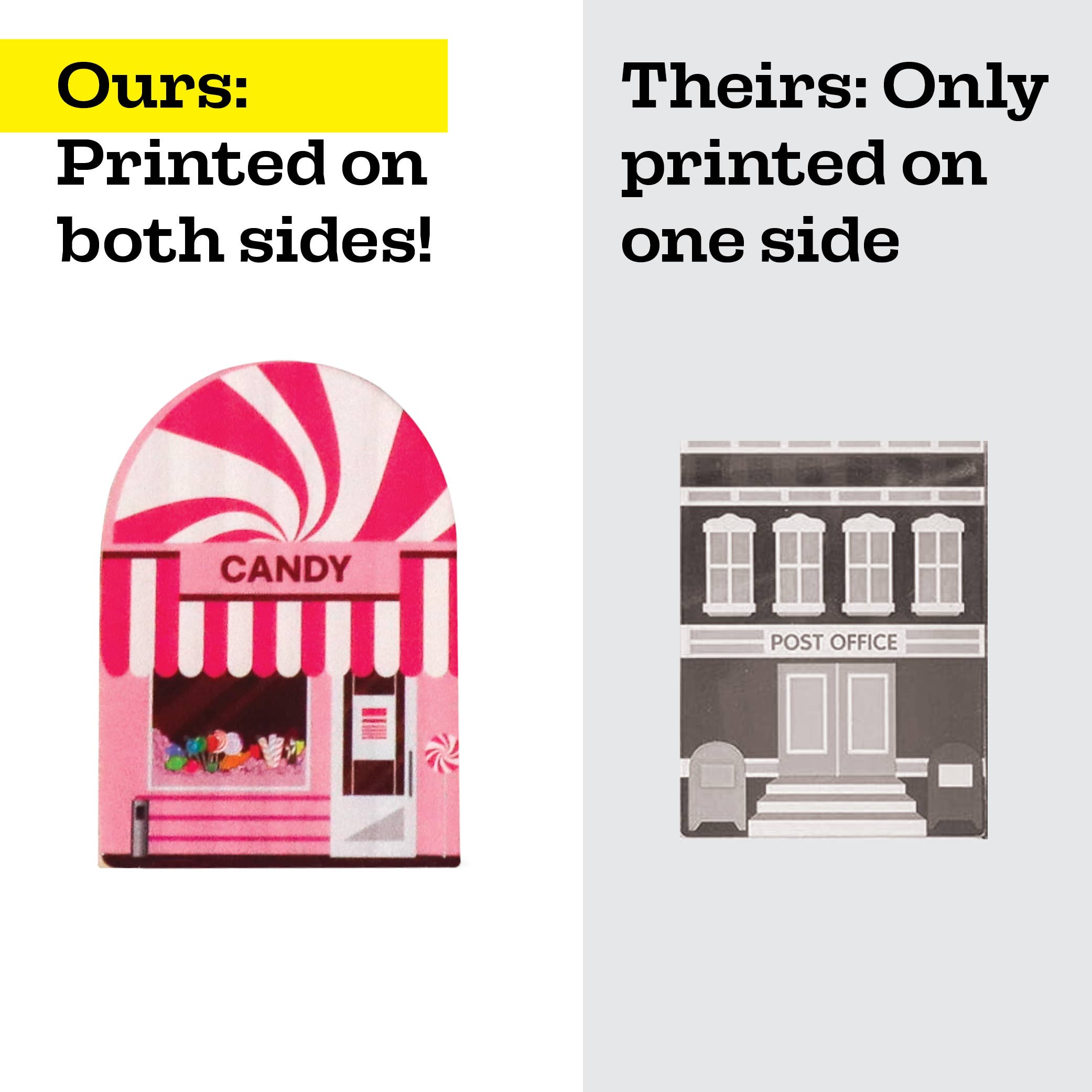 Twinkle Toys LLC - Wholesale Toy Set - Kids - 20 Piece Wooden City Play Set - Wooden Town Buildings 2