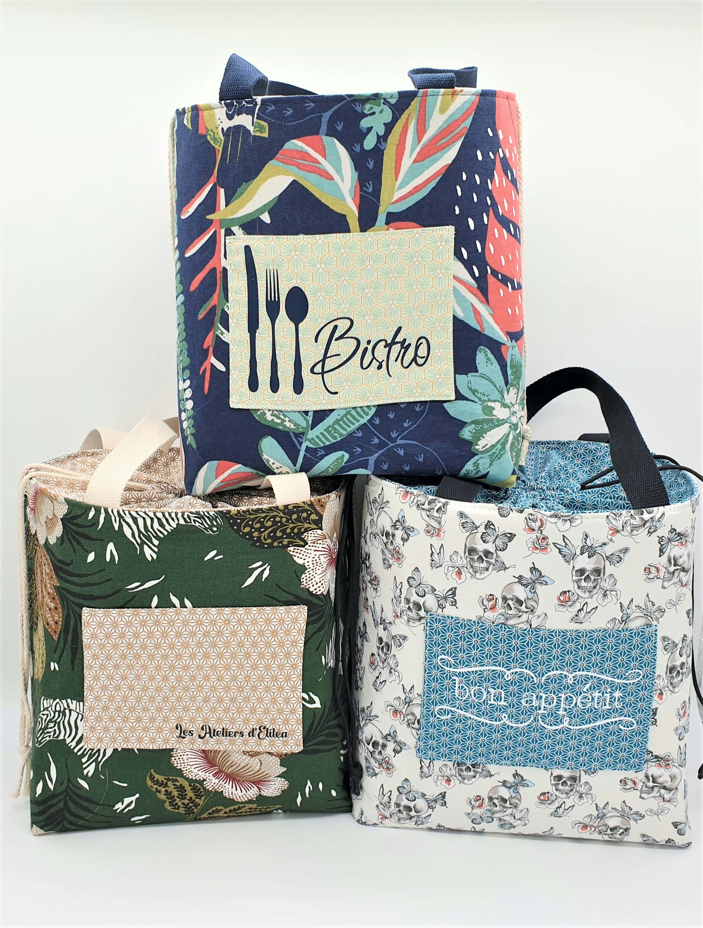 Les Ateliers d’Éliléa - Vente Glacière/sac isotherme - Panier isotherme durable0