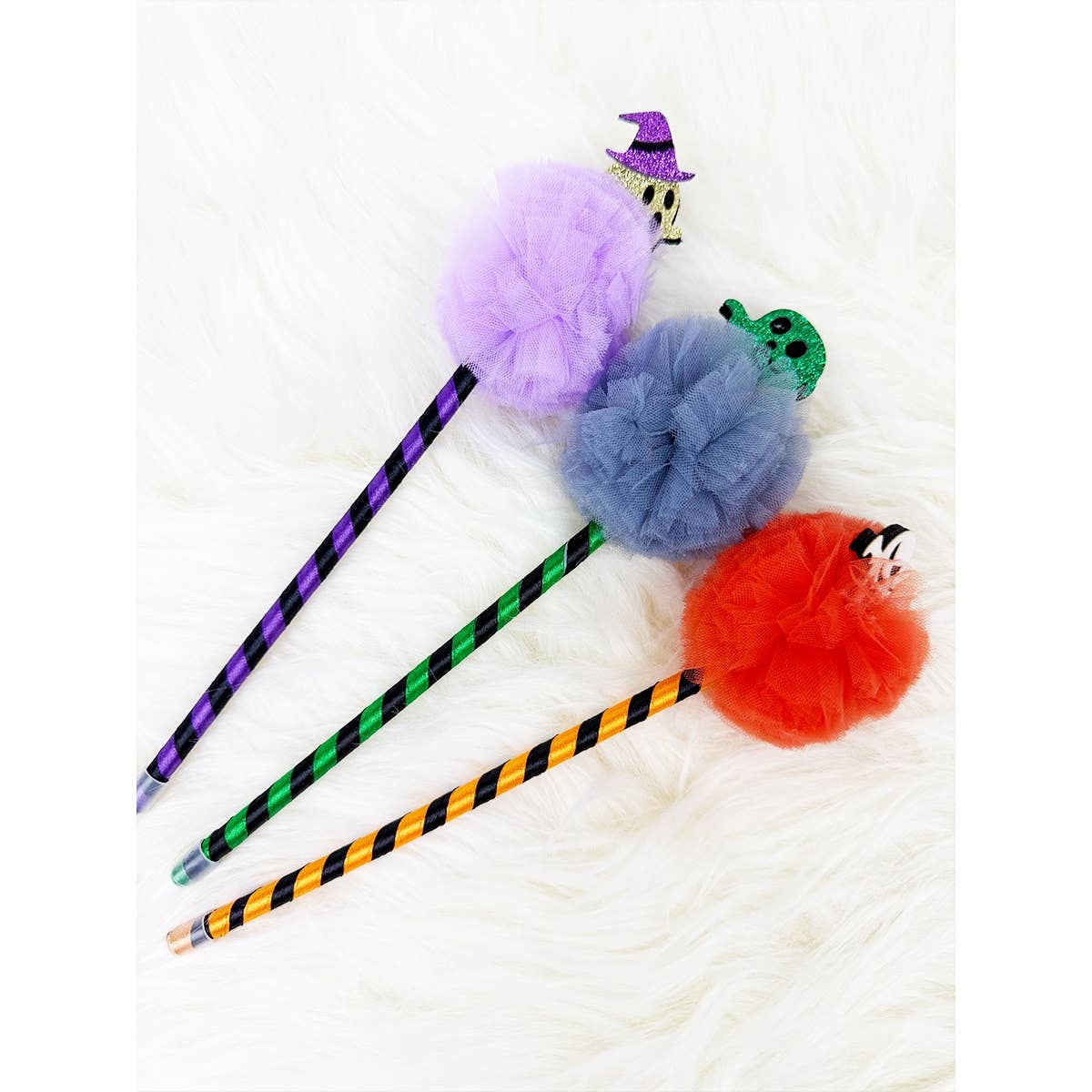 MIX COLOR Halloween Theme PomPom Pen for wholesale on Faire6