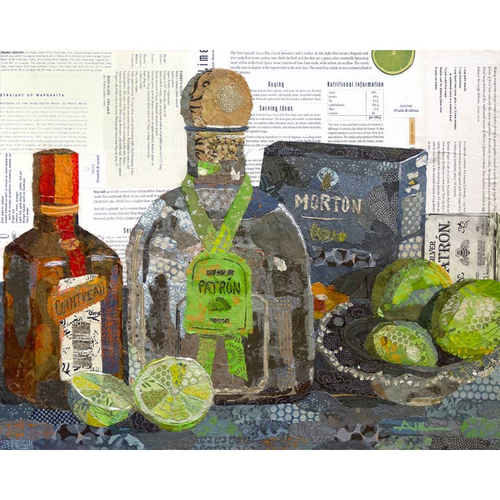 “Boss Margs” Archival Collage Matted Collage Impressão artística por atacado de Art Althea