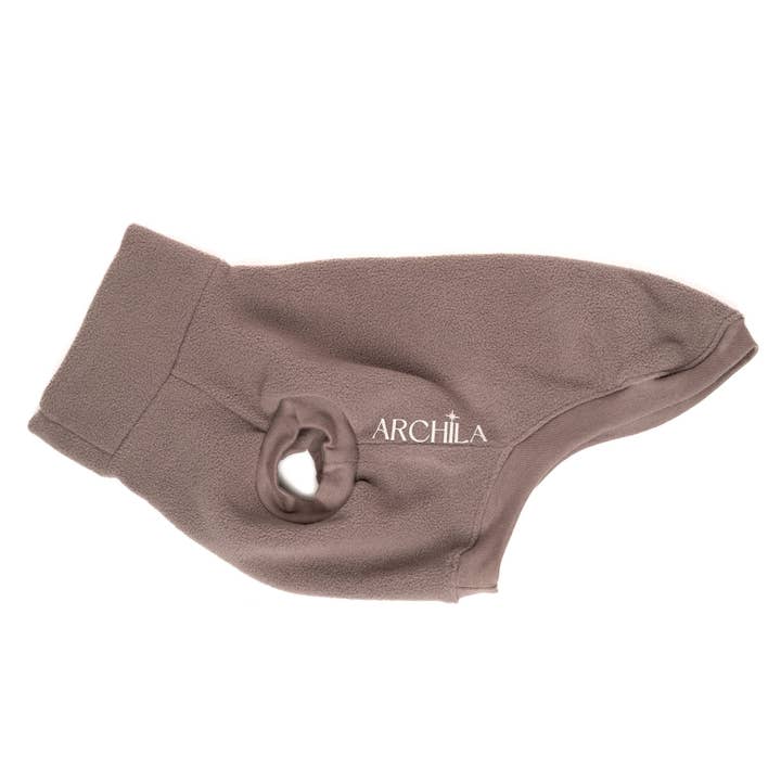 Taupe fleece trøje for engroshandel hos Archila