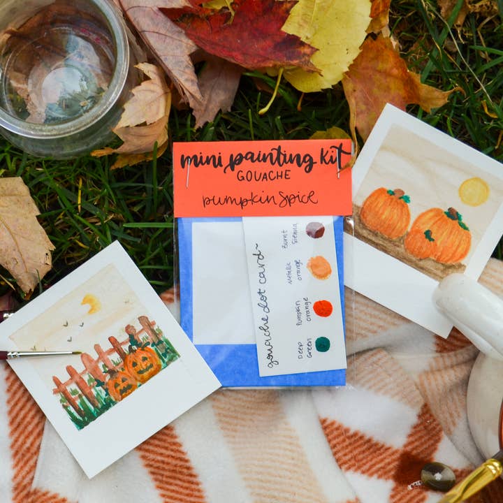 Lavender Chai Co. - Wholesale DIY craft kit - Mini Painting Kit Bundle- Spooky Season10