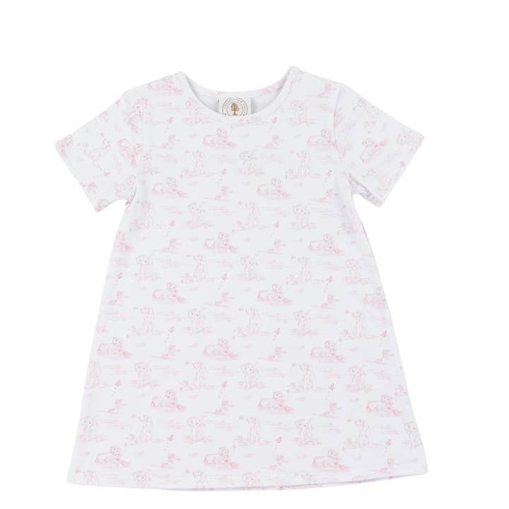 Schnipsel und Schnecken Pink Susie Swing Kleid für den Großhandel von Cypress Row Childrens