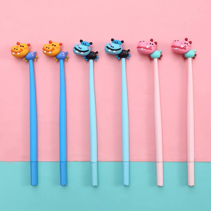 BCmini - Wholesale Pen - 22677 HIPPO WIGGLE GEL PEN-363