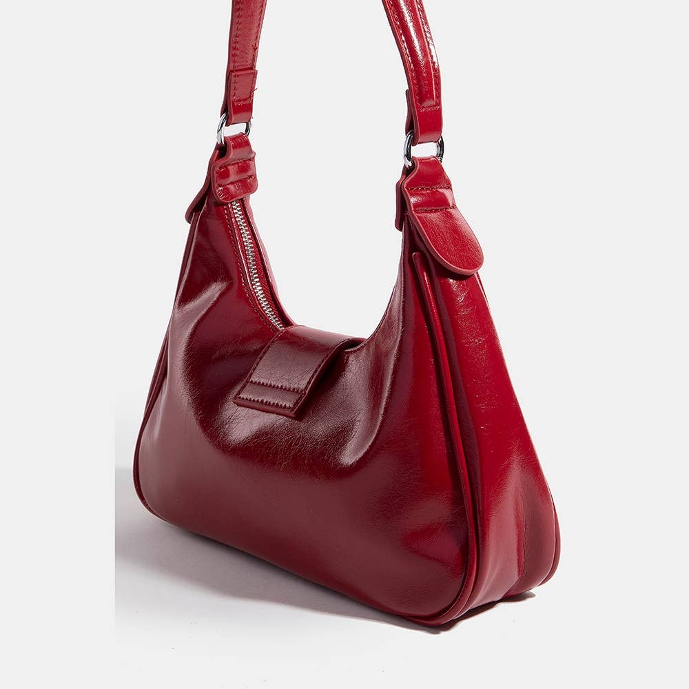 Collections by Fame Accessories - Wholesale Crossbody Bag - Women's - Large Buckle Triple Zipper Hand Bag4