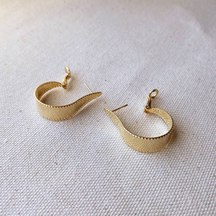GoldFi - Wholesale Hoop Earrings - 18k Gold Filled Hoop Earrings