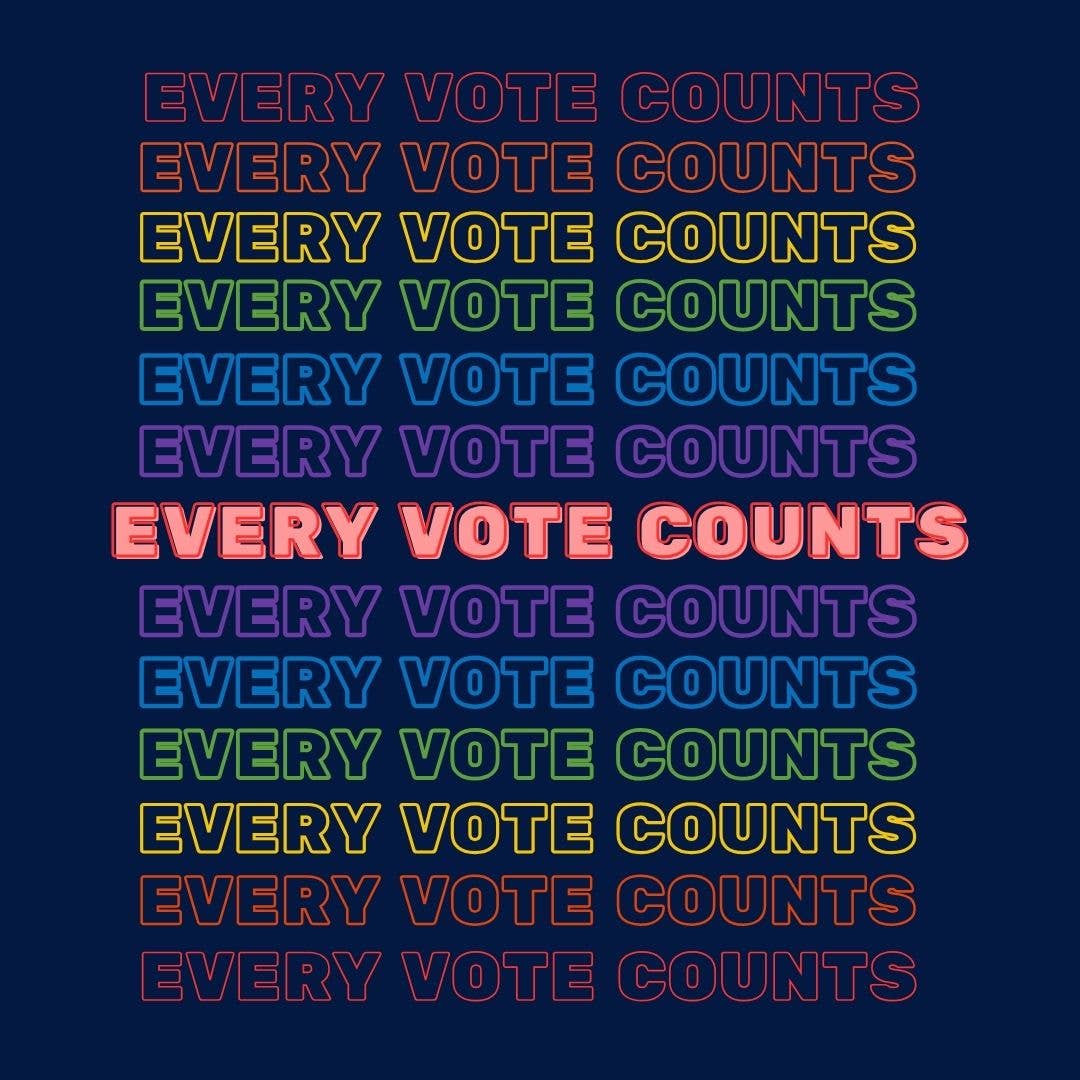 Create Action Design - Wholesale T-Shirt (Graphic) - Unisex - Every Vote Counts - Voter Outreach T-Shirt (Sizes S-5XL) 3