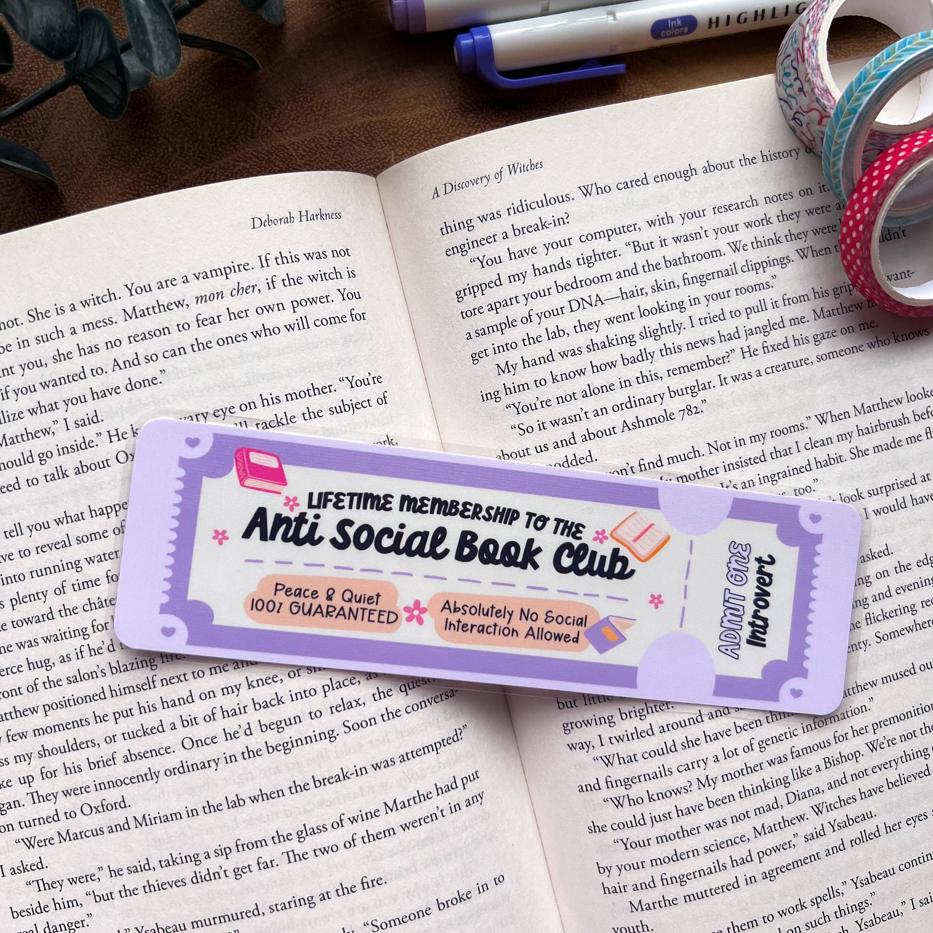Cozy Reads Shop - Wholesale Bookmark - Trope Ticket Bookmarks1