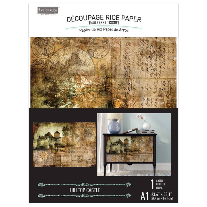 Redesign with Prima - Wholesale Craft Supplies - Redesign A1 Decoupage Rice Paper Loyal Friend 23"X33"