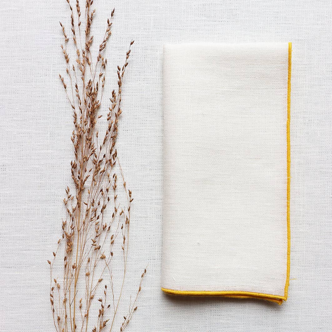 Giardino Segreto - Wholesale Dinner & Cloth Napkin - 100% linen napkin CORDONCINO0