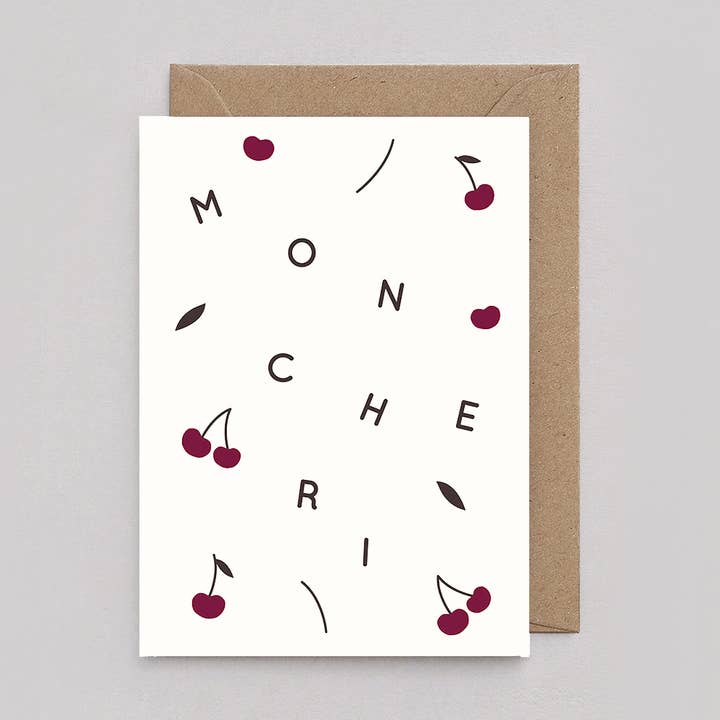 Confetti Mon Cheri Card for wholesale by Amaretti Design