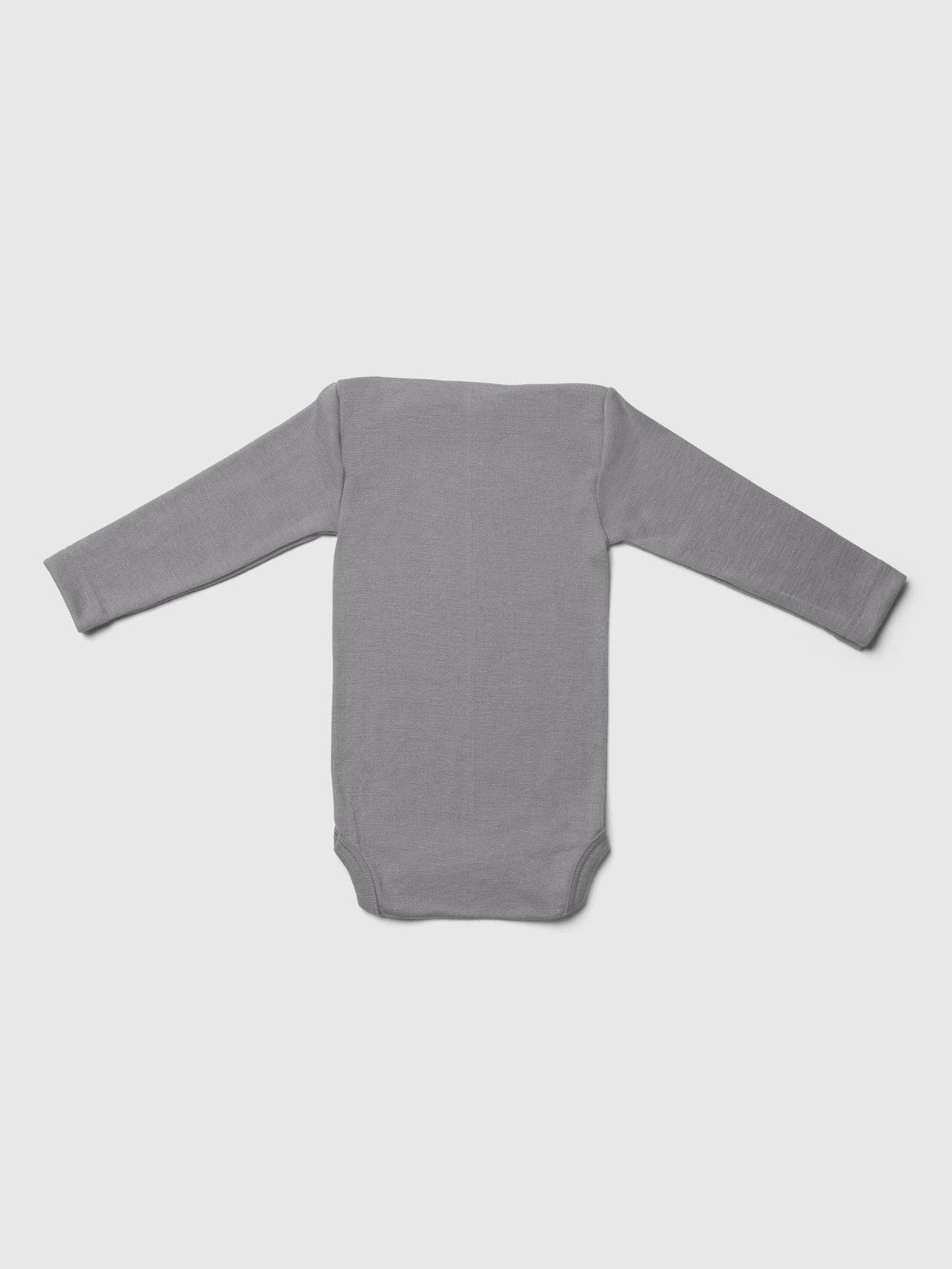 MINI LILA - Wholesale Bodysuit (Non-Footed) - Baby - Organic Merino Wool and Silk Long-sleeved Onesie27