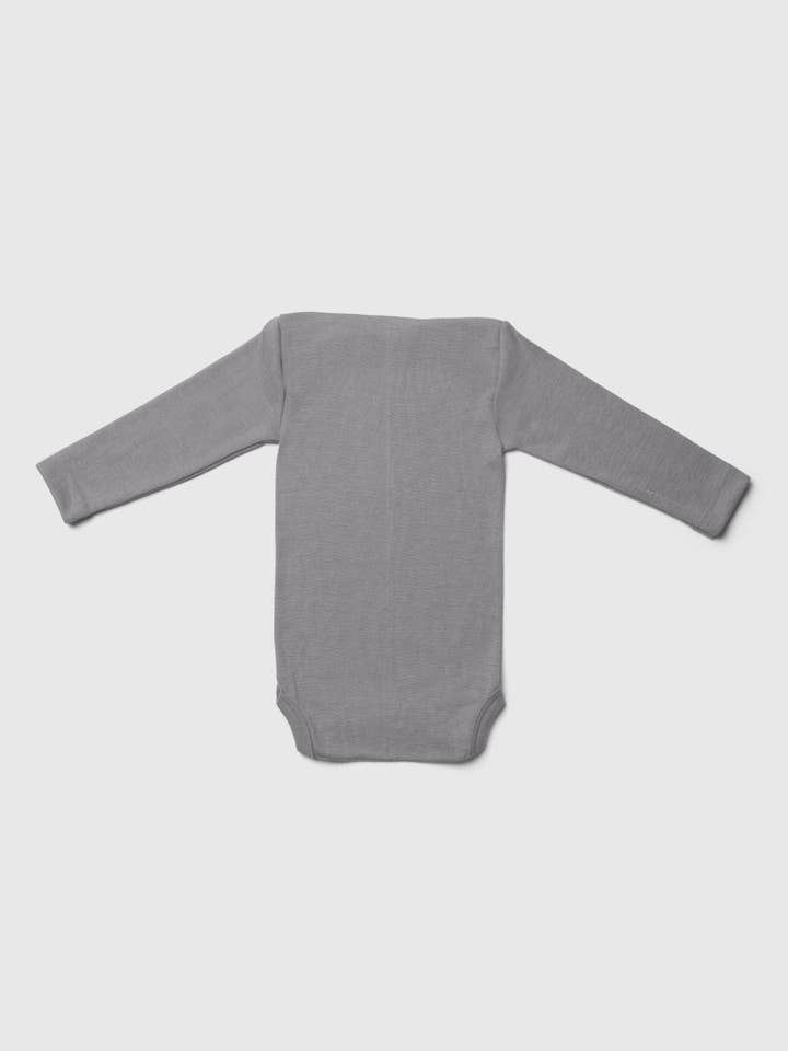MINI LILA - Wholesale Bodysuit (Non-Footed) - Baby - Organic Merino Wool and Silk Long-sleeved Onesie27