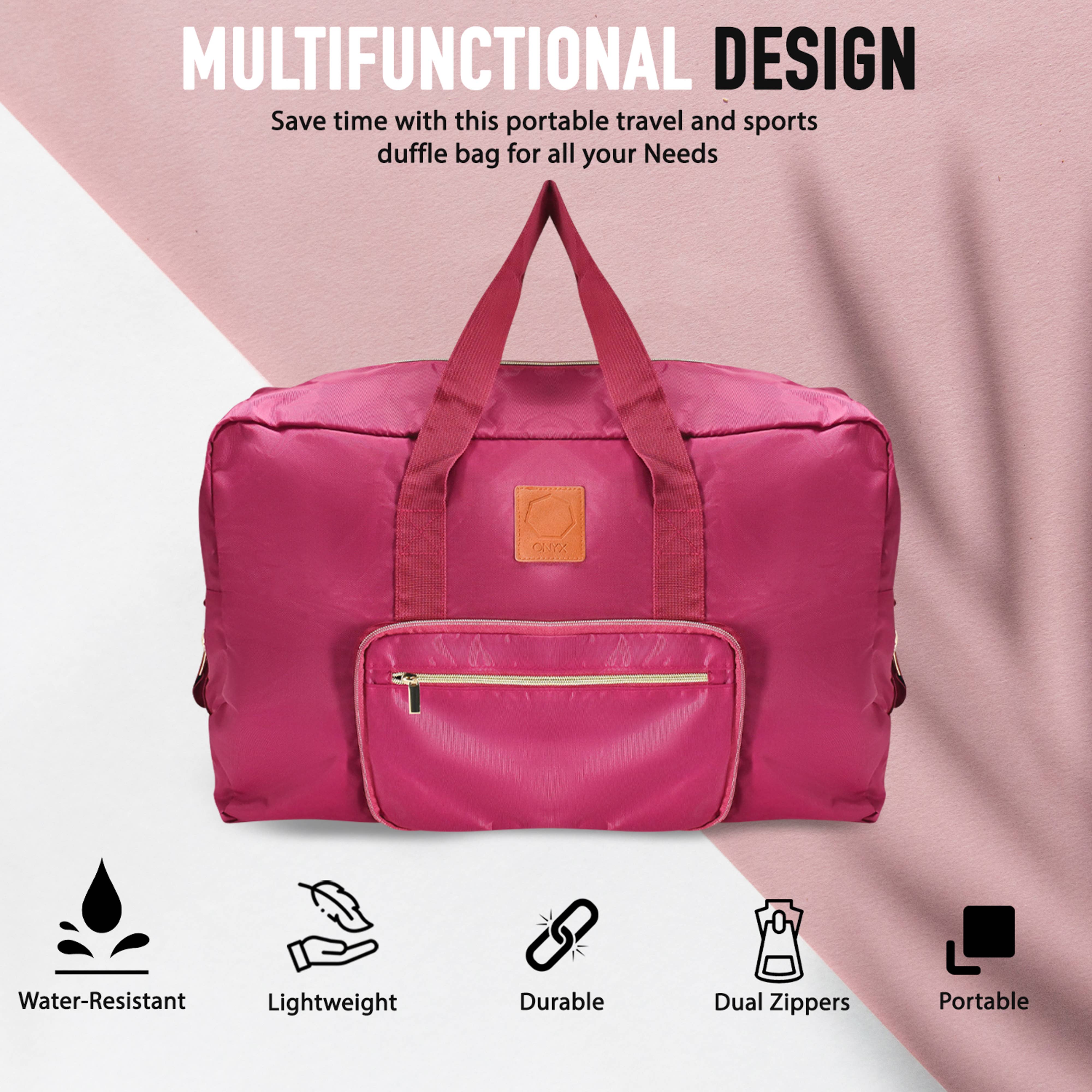 Onyx Outfitters NW - Vente Sac de voyage – femme - Sac de sport pliable, sac à emporter, sac de week-end, bagage de voyage4